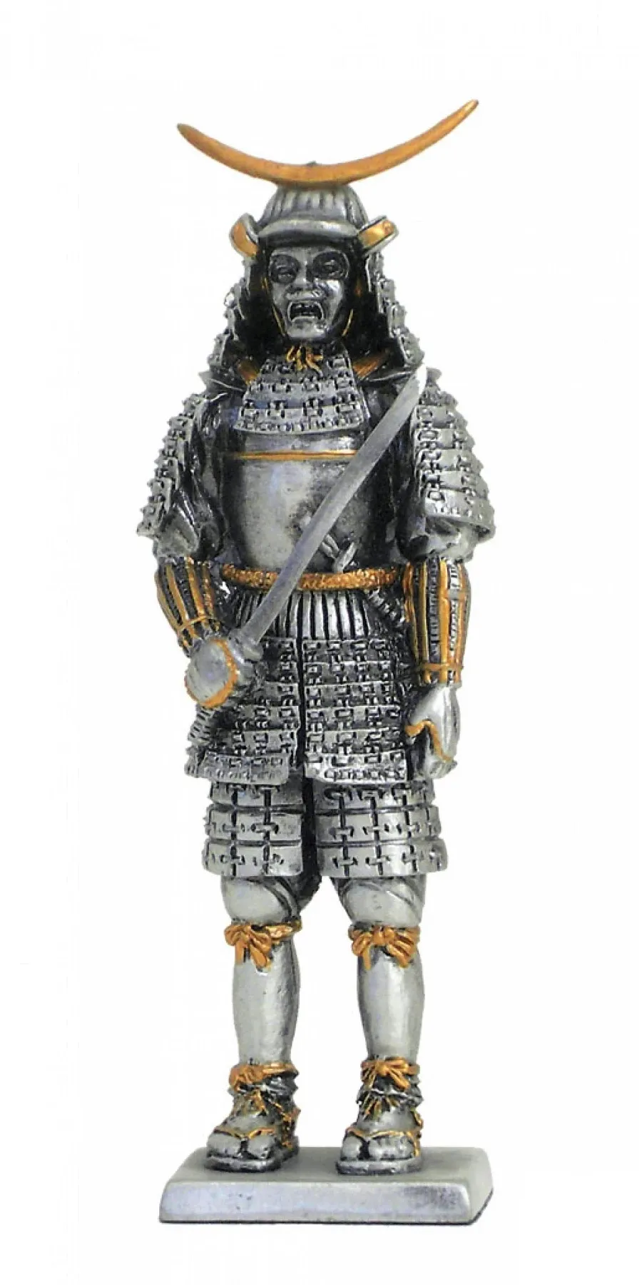 obrazek 1 Wyjątkowa figurka samuraja z pewteru - ręczne zdobienia