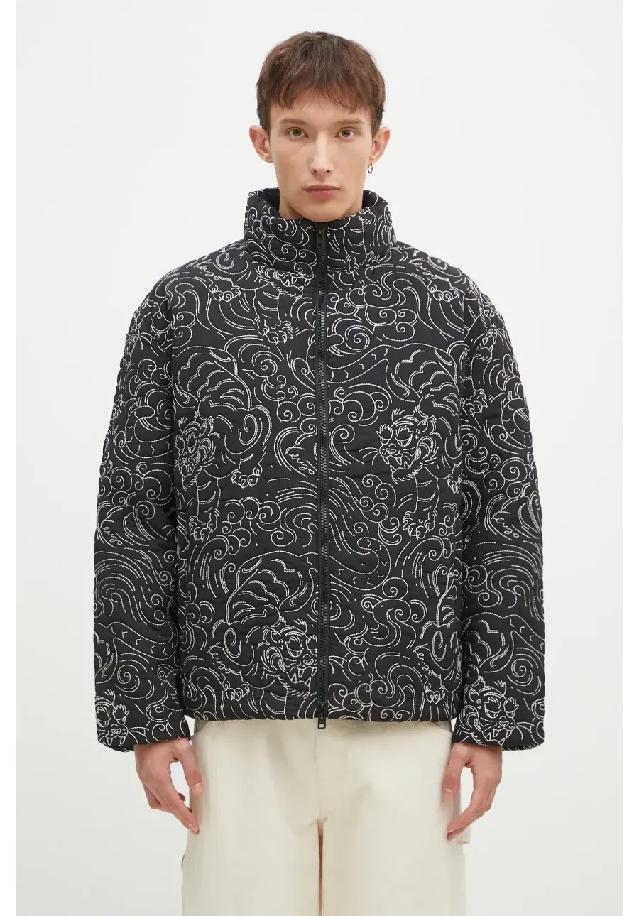 obrazek 1 Kenzo kurtka Star Tiger Down Jacket męska kolor czarny zimowa FE65OU1439NN.99