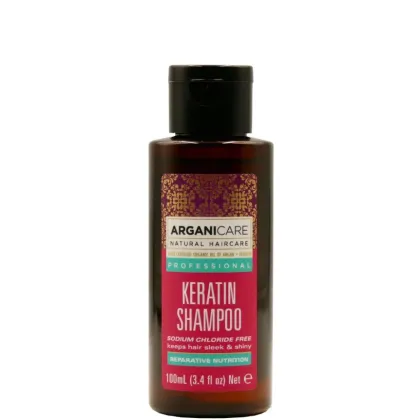 Zdjęcie Arganicare Keratin Szampon do włosów, Travel size 100 ml