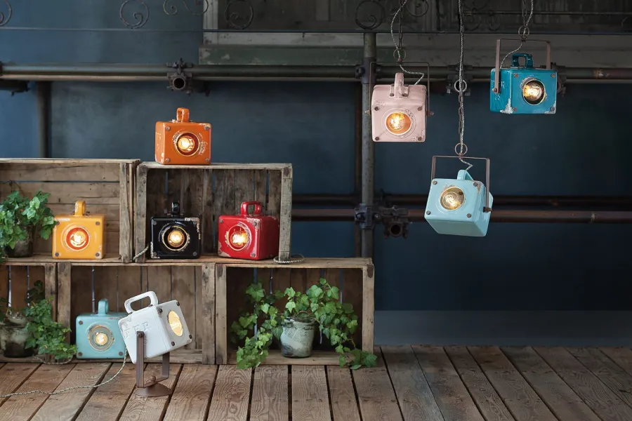 obrazek 2 Włoska lampa sufitowa-plafoniera w stylu retro