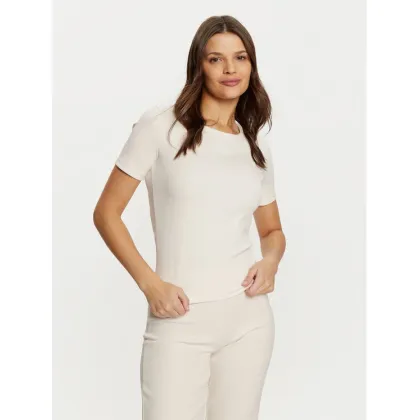 Zdjęcie Guess T-Shirt V5RI04 KCLH0 Écru Regular Fit