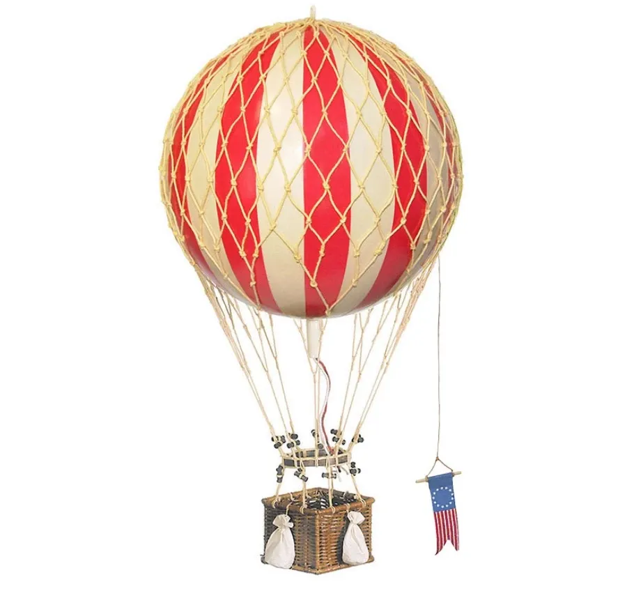 obrazek 1 Dekoracyjny balon Royal Aero w czerwone pasy - Authentic Models