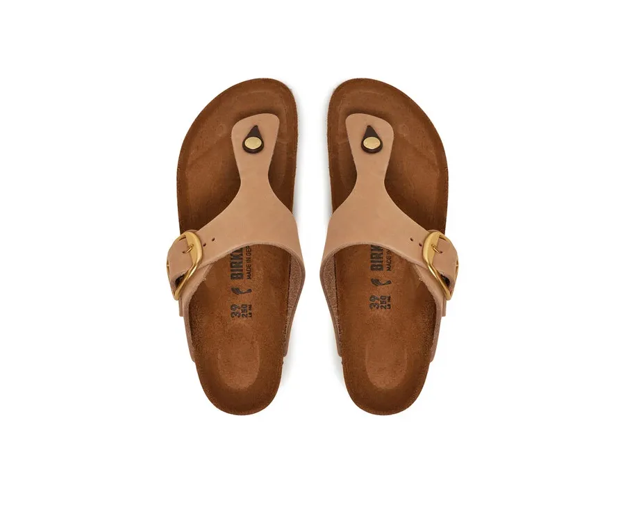 obrazek 1 Birkenstock Japonki Gizeh Big Buckle LENB 1024007 Różowy