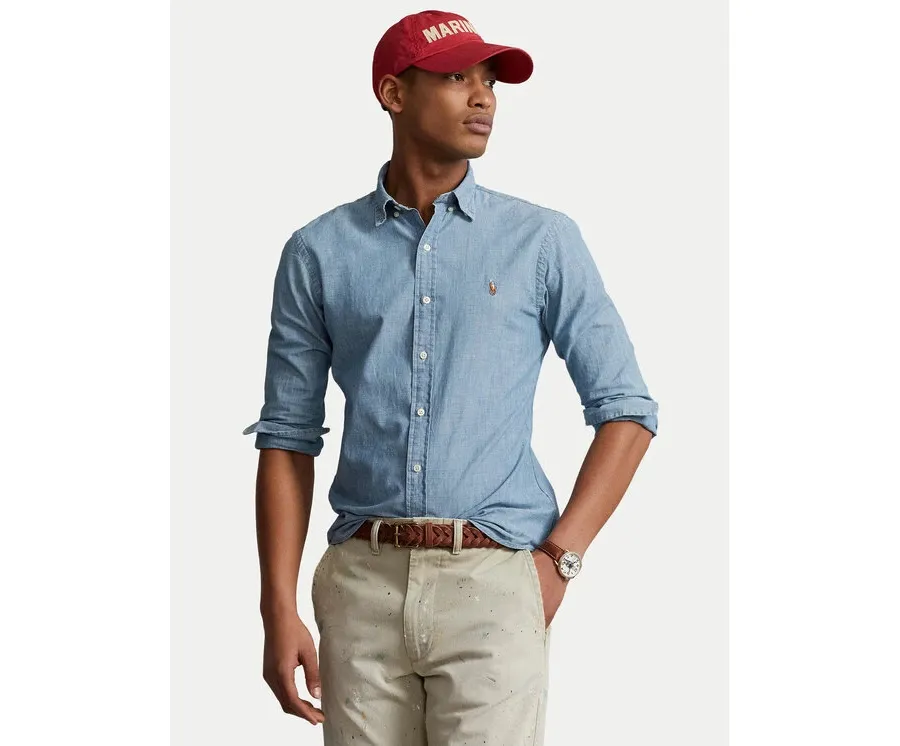 obrazek 1 Polo Ralph Lauren Koszula Core Replen 710548538 Niebieski Slim Fit