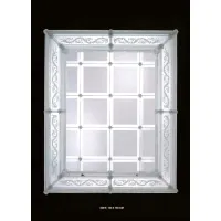 Picture Brilliant glass wall mirror from Italy