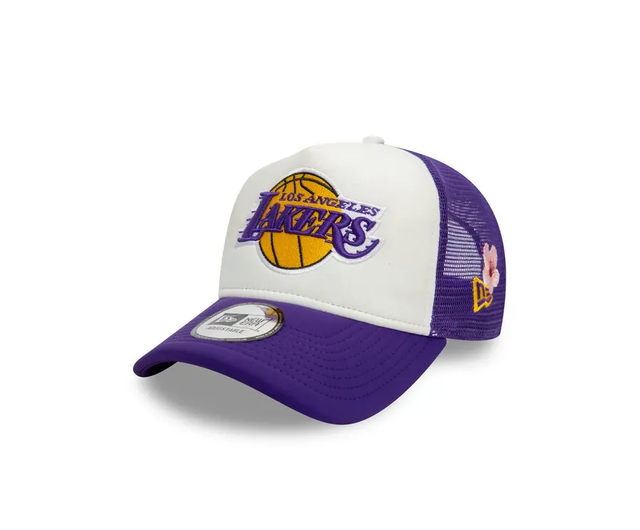 obrazek 1 New Era Czapka z daszkiem 940 Af trucker NBA Flower LOSLAK 60595278 Biały