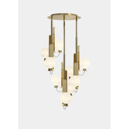Picture Italian Ducale Sphera Up hanging lamp for luxurious interiors