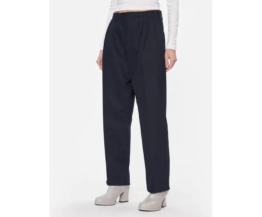 obrazek 1 Tommy Hilfiger Chinosy WW0WW40509 Granatowy Relaxed Fit