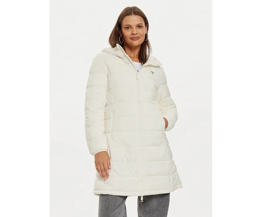 obrazek 1 Guess Kurtka puchowa New Aleta V4YL05 WF3X0 Écru Regular Fit