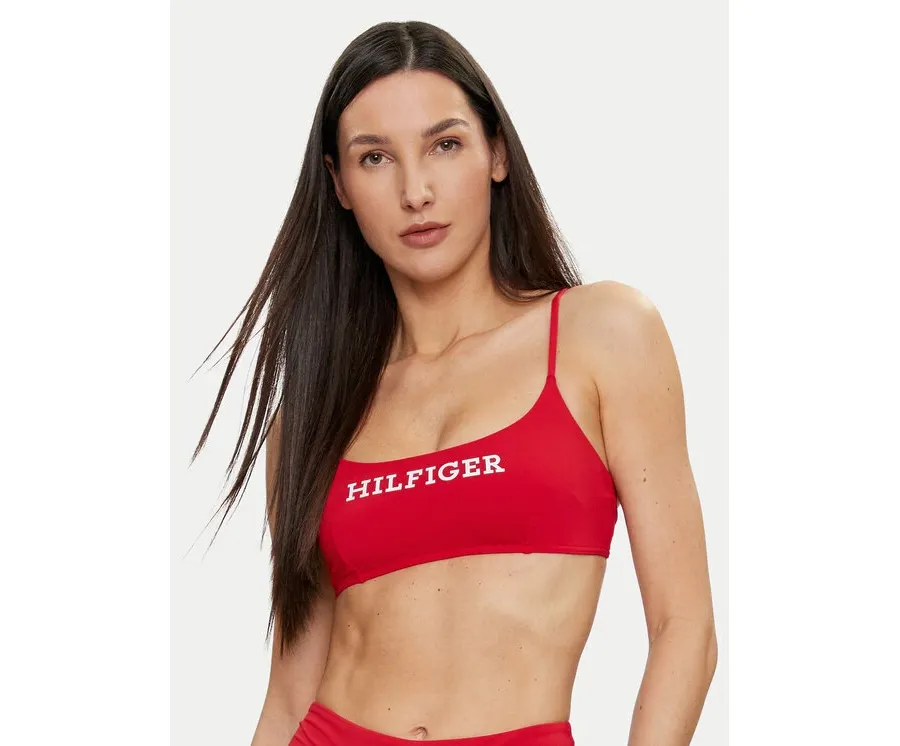 obrazek 1 Tommy Hilfiger Góra od bikini UW0UW05302 Czerwony