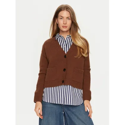 Zdjęcie Weekend Max Mara Kardigan Arad 2425346042 Brązowy Relaxed Fit