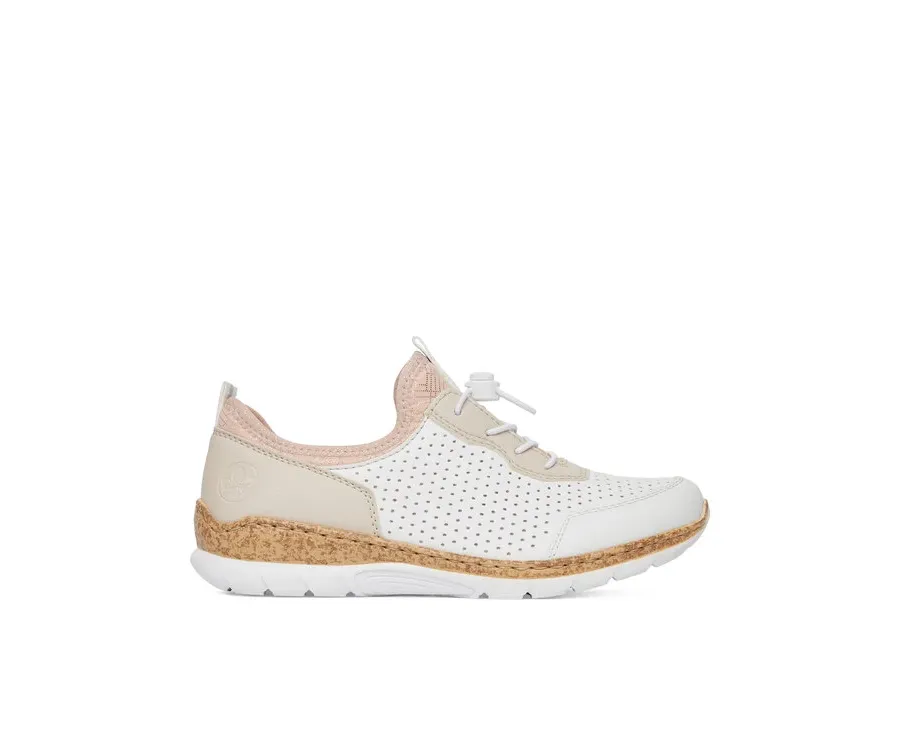 obrazek 1 Rieker Sneakersy N4286-80 Biały