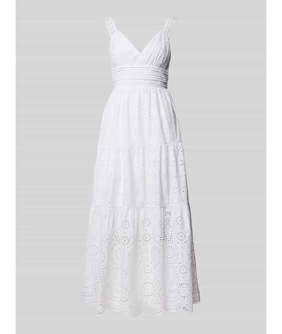 obrazek 1 Sukienka midi z haftem angielskim