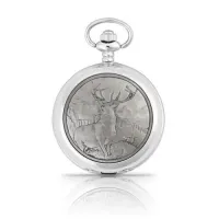 Picture Stylish mechanical pocket watch Monarch of the Mountains - a gift for a man