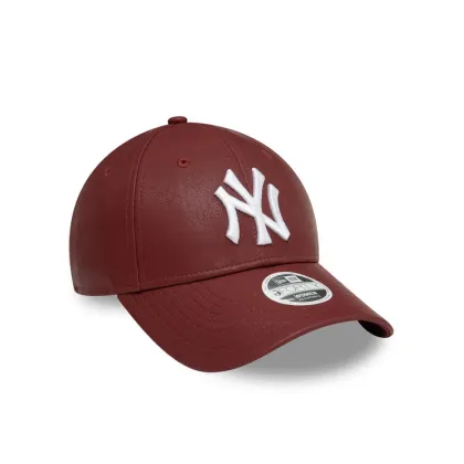 Zdjęcie New Era Czapka z daszkiem New York Yankees Crinkled Pu 9Forty 60595395 Bordowy