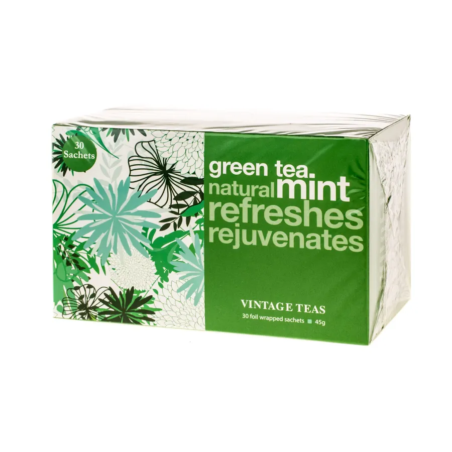 obrazek 1 Vintage Teas Green Tea Mint - 30 torebek VINTAGE TEAS