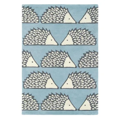 Zdjęcie Wyjątkowy niebieski dywan dziecięcy – Brink & Campman