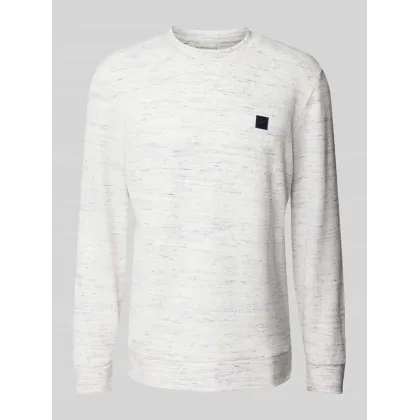 Zdjęcie Bluza o kroju regular fit z mieszanki bawełny z efektem melanżu