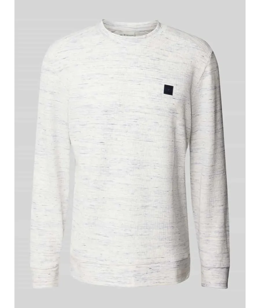 obrazek 1 Bluza o kroju regular fit z mieszanki bawełny z efektem melanżu