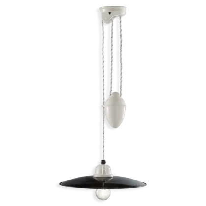 Zdjęcie Oryginalna włoska lampa sufitowa w stylu retro