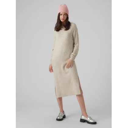 Zdjęcie Vero Moda Sukienka dzianinowa 10291689 Beżowy Relaxed Fit