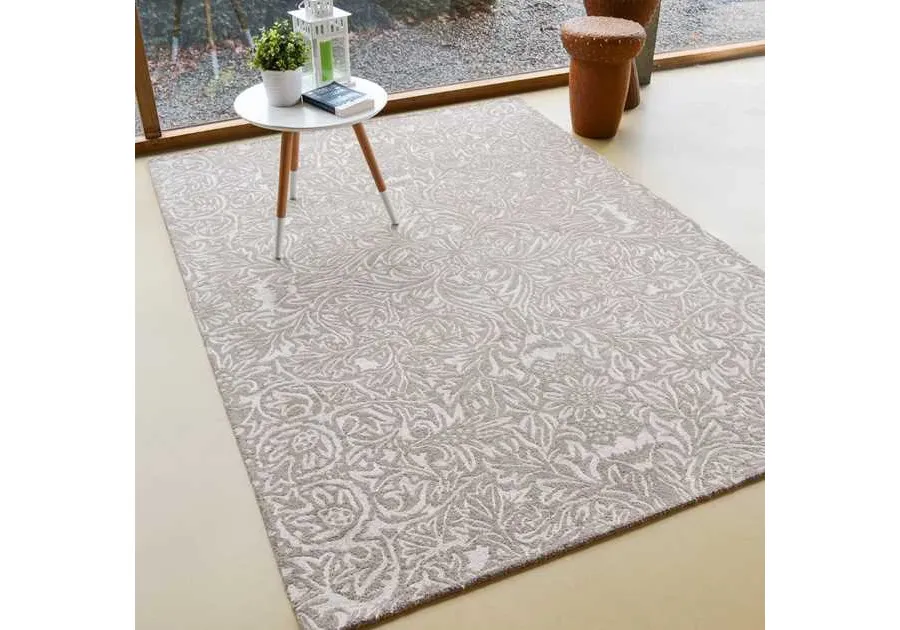 obrazek 2 Elegancki szary dywan w kwiaty - CEILING TAUPE 28501