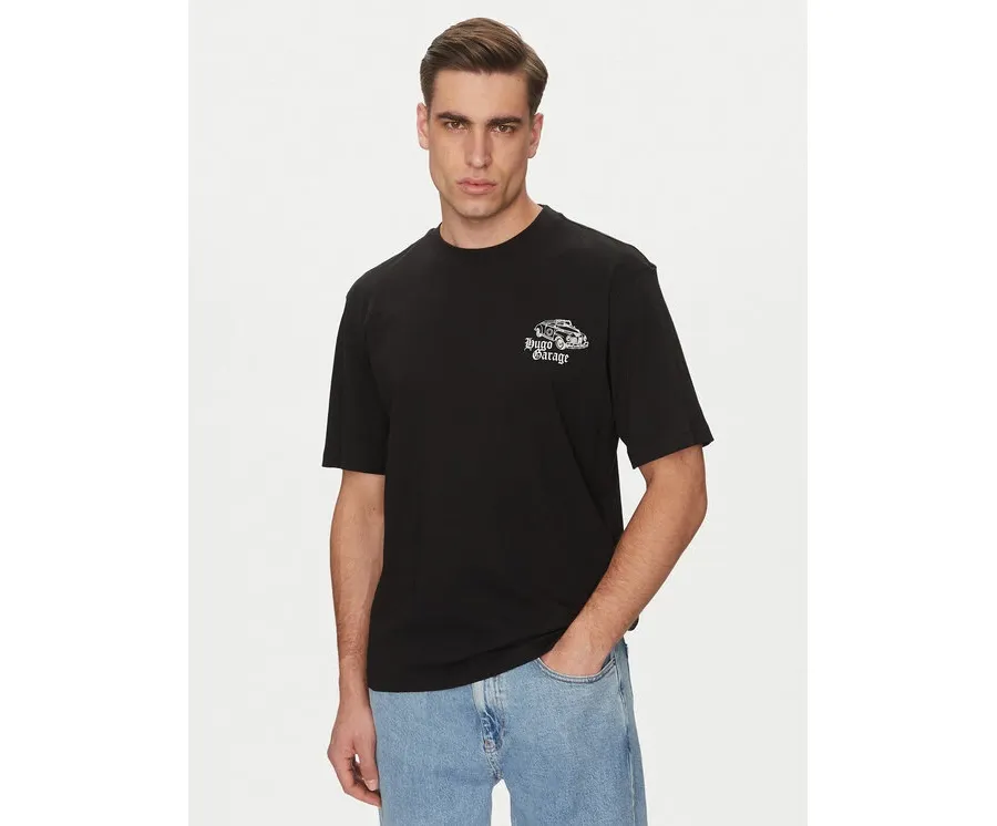 obrazek 1 HUGO T-Shirt Natopu 50536104 Czarny Regular Fit