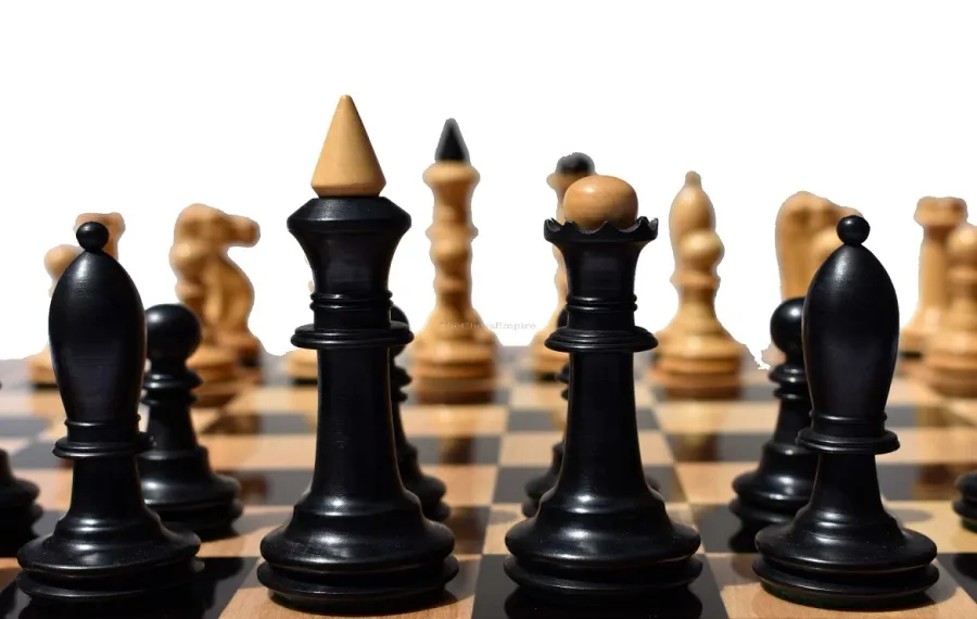 obrazek 5 Stylowa szachownica drewniana z figurami - The Chess Empire