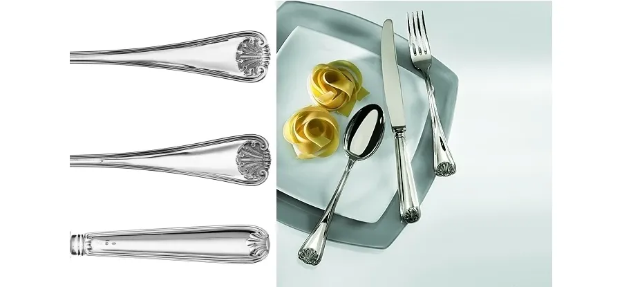 obrazek 2 Srebrny nożyk do parmezanu Conchiglia