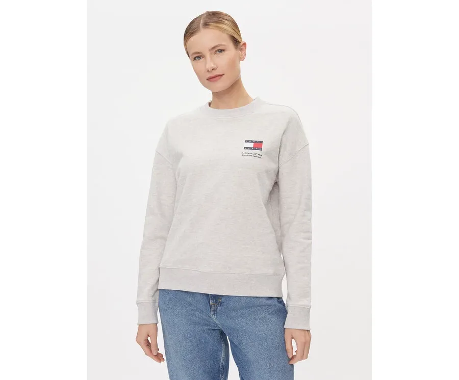 obrazek 1 Tommy Jeans Bluza Graphic Flag DW0DW17328 Szary Boxy Fit