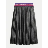 Zdjęcie Karl Lagerfeld Kids Spódnica plisowana Z30196 S Szary Regular Fit