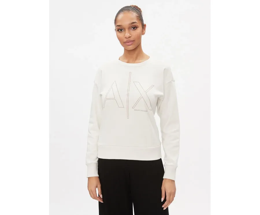 obrazek 1 Armani Exchange Bluza 3DYM11 YJEBZ 1125 Écru Regular Fit