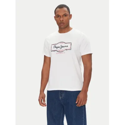 Zdjęcie Pepe Jeans T-Shirt Daxton PM509786 Biały Regular Fit