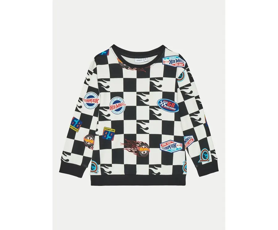 obrazek 1 NAME IT Bluza 13238364 Czarny Regular Fit