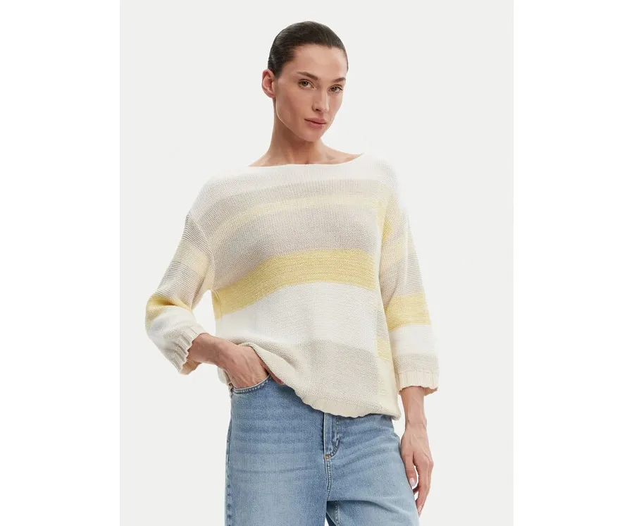 obrazek 1 Olsen Sweter 11004051 Beżowy Regular Fit