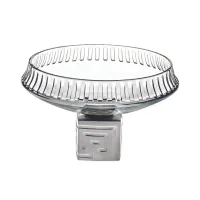 Zdjęcie Unikatowa patera Minos z kryształu i porcelany