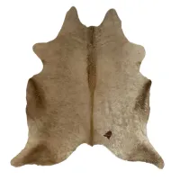 Picture Champagne cowhide rug