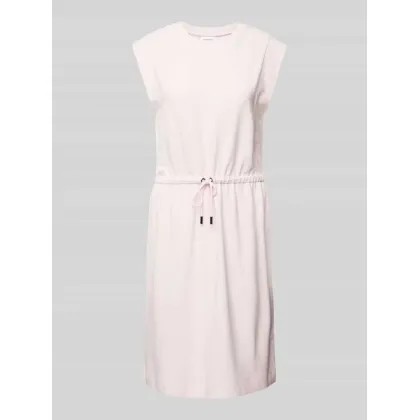 Zdjęcie Sukienka z dżerseju o długości do kolan w jednolitym kolorze