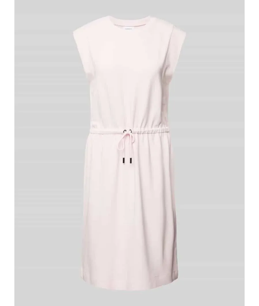 obrazek 1 Sukienka z dżerseju o długości do kolan w jednolitym kolorze