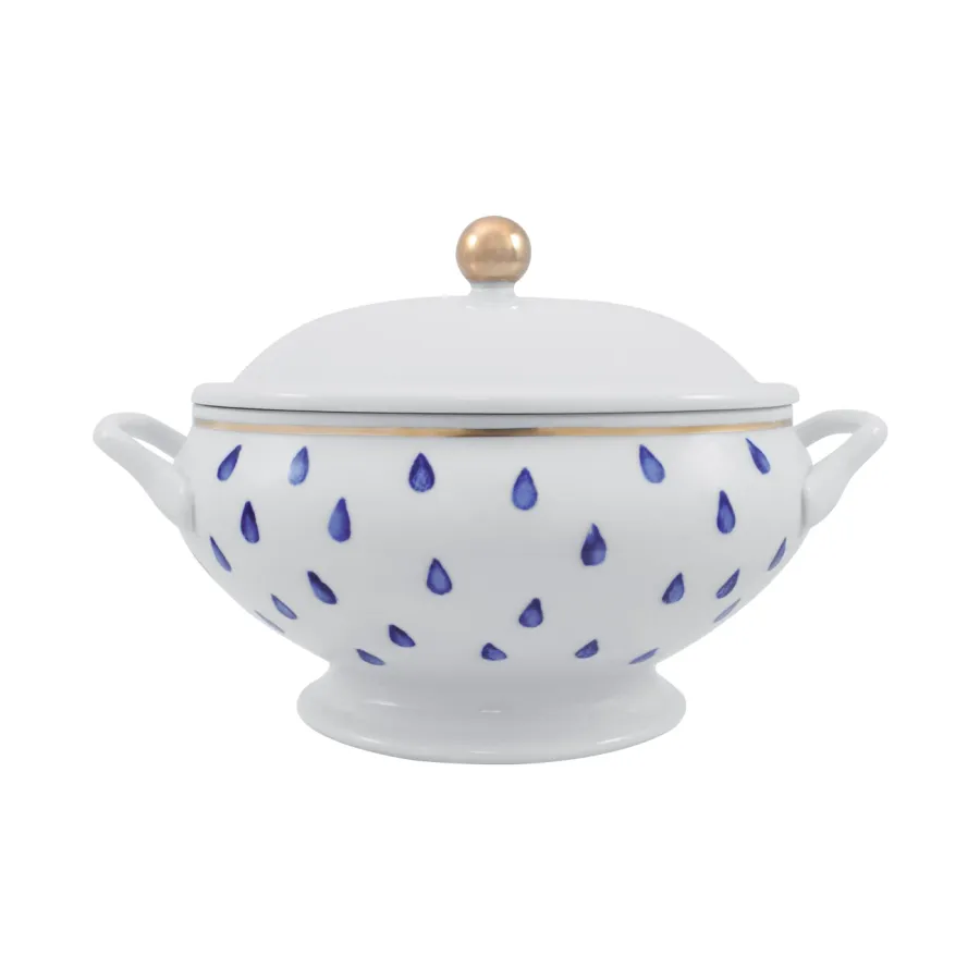 obrazek 1 Urocza porcelanowa waza do zupy z kolekcji Atlantico - Porcel