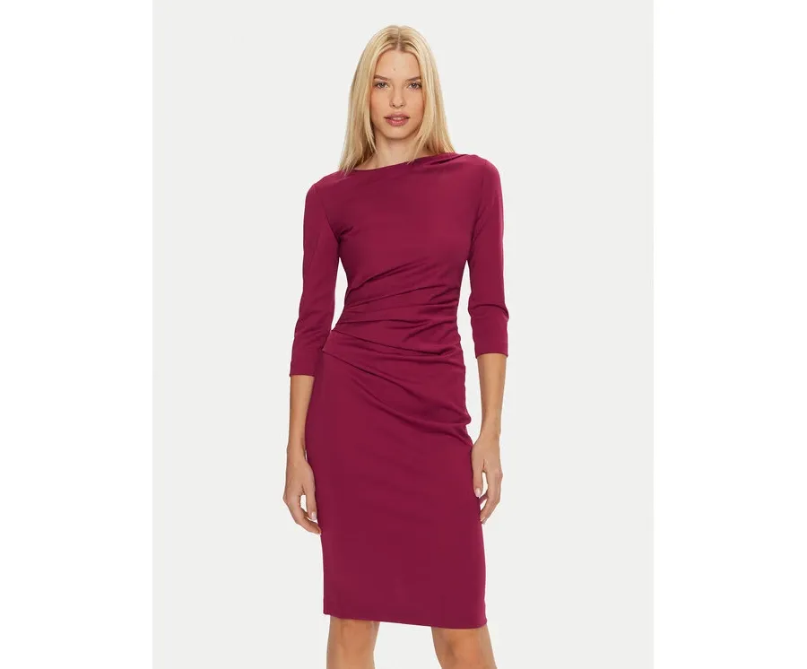 obrazek 1 Rinascimento Sukienka koktajlowa CFC0121014003 Bordowy Regular Fit