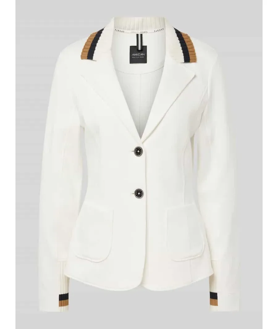 obrazek 1 Żakiet o kroju slim fit z paskami w kontrastowym kolorze