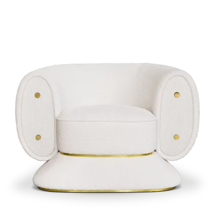 Zdjęcie Pojedyncza sofa białego koloru - Essential Home