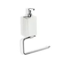 Picture Exclusive towel rack with liquid soap dispenser - Stilhaus