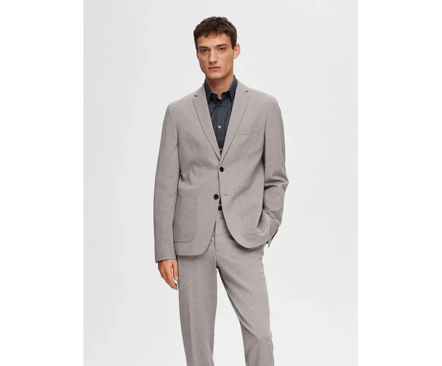 obrazek 1 Selected Homme Marynarka Delon 16092484 Szary Slim Fit