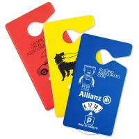 Zdjęcie Wyprofilowana karta parkingowa, z nadrukiem przód/tył dla firm