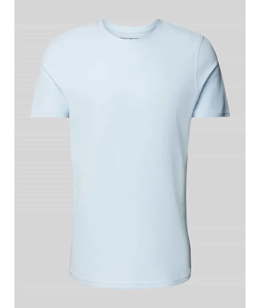 obrazek 1 T-shirt z prążkowanym okrągłym dekoltem