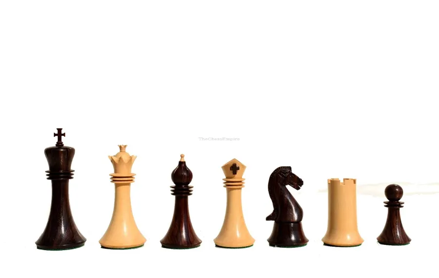 obrazek 2 Wyjątkowy zestaw pionów Capablanca do królewskiej gry - The Chess Empire