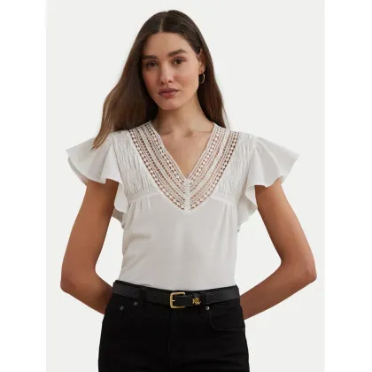 Zdjęcie LAUREN RALPH LAUREN Bluzka 200963917002 Biały Relaxed Fit