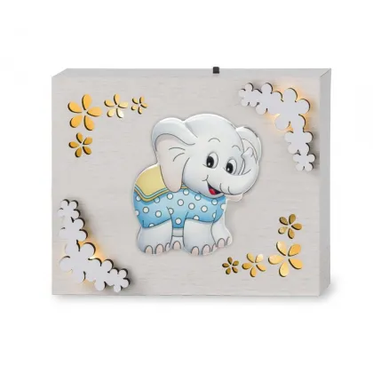 Picture Phenomenal children's lamp Elephant 16x13 cm